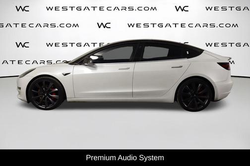 Pearl White Multi 2020 Tesla Model 3 Performance