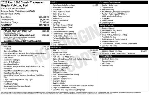 2023 RAM 1500 Classic Tradesman