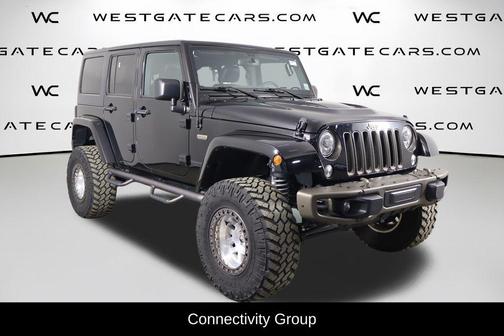 Black Clearcoat 2017 Jeep Wrangler Unlimited Sahara