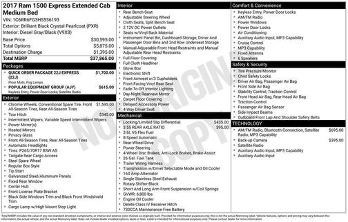 2017 RAM 1500 Express