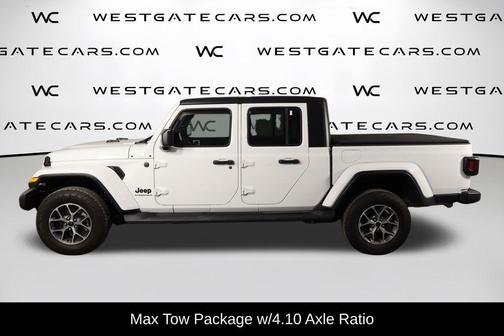 Bright White Clearcoat 2024 Jeep Gladiator Sport S
