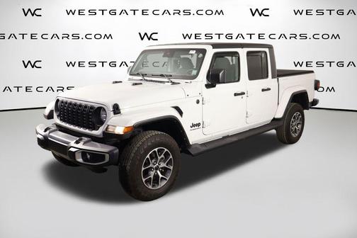 Bright White Clearcoat 2024 Jeep Gladiator Sport S