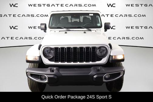 Bright White Clearcoat 2024 Jeep Gladiator Sport S