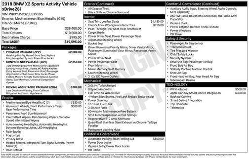 2018 BMW X2 xDrive28i