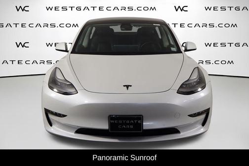 Pearl White Multi-Coat 2021 Tesla Model 3 Standard Range Plus