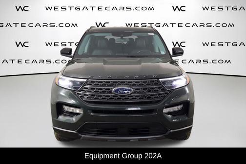 FORGED GREEN METALLIC 2022 Ford Explorer XLT