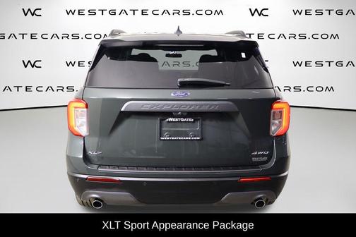 FORGED GREEN METALLIC 2022 Ford Explorer XLT