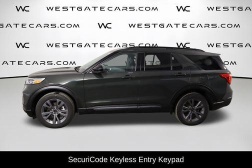 FORGED GREEN METALLIC 2022 Ford Explorer XLT