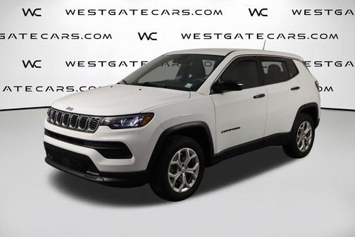 Bright White Clearcoat 2024 Jeep Compass Sport