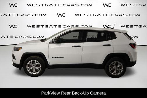 Bright White Clearcoat 2024 Jeep Compass Sport