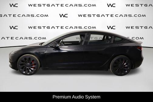 Black 2023 Tesla Model 3 Performance