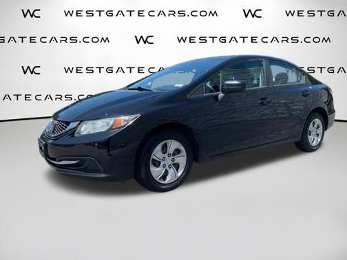Gray 2014 Honda Civic LX