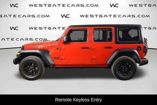 Firecracker Red Clearcoat 2022 Jeep Wrangler Willys
