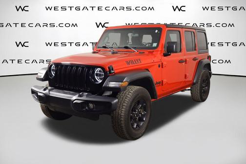Firecracker Red Clearcoat 2022 Jeep Wrangler Willys