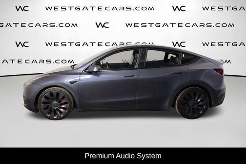 Midnight Silver Metallic 2021 Tesla Model Y Performance Dual Motor All-Wheel Drive