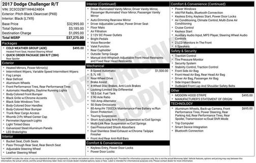 2017 Dodge Challenger R/T