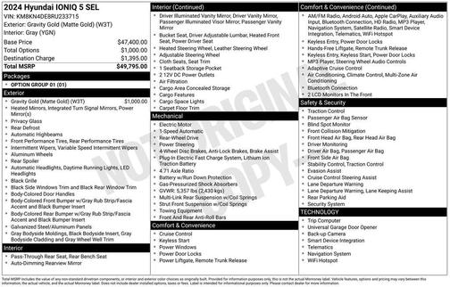 2024 Hyundai IONIQ 5 SEL