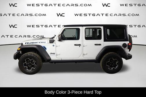 Bright White Clearcoat 2023 Jeep Wrangler 4xe Rubicon