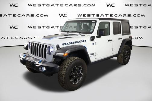 Bright White Clearcoat 2023 Jeep Wrangler 4xe Rubicon