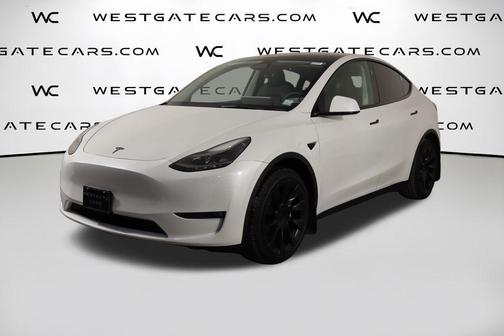 Pearl White Multi-Coat 2023 Tesla Model Y Long Range Dual Motor All-Wheel Drive