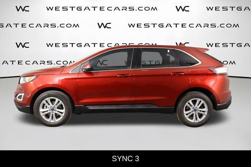 Ruby Red 2017 Ford Edge SEL