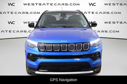 Laser Blue Pearlcoat 2022 Jeep Compass Limited