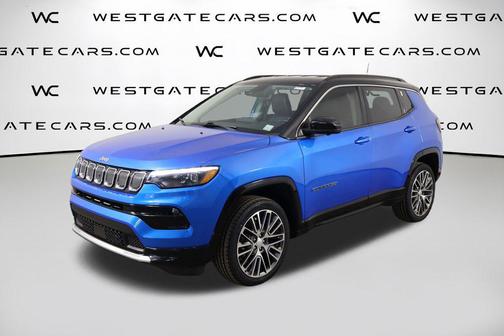 Laser Blue Pearlcoat 2022 Jeep Compass Limited