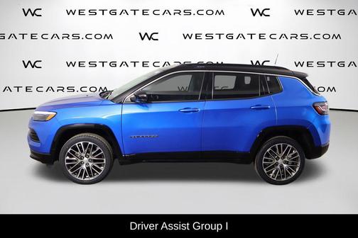 Laser Blue Pearlcoat 2022 Jeep Compass Limited
