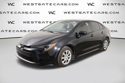Midnight Black Metallic 2025 Toyota Corolla LE