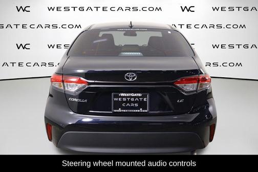 Midnight Black Metallic 2025 Toyota Corolla LE