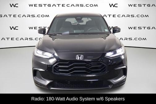 Crystal Black Pearl 2023 Honda HR-V 2WD Sport