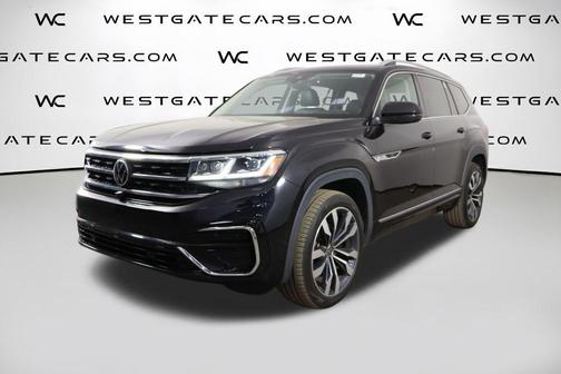 Deep Black Pearl 2022 Volkswagen Atlas 3.6L SEL Premium