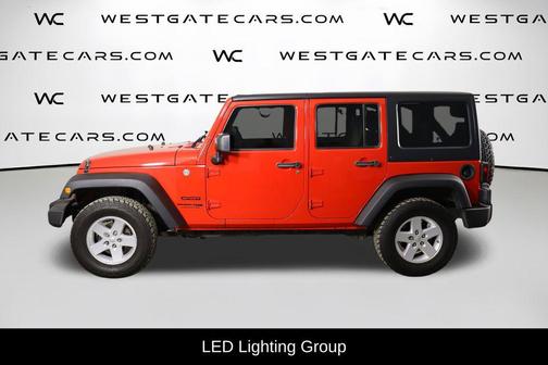 Firecracker Red Clearcoat 2018 Jeep Wrangler JK Unlimited Sport