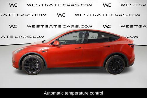 Maroon 2023 Tesla Model Y Long Range Dual Motor All-Wheel Drive