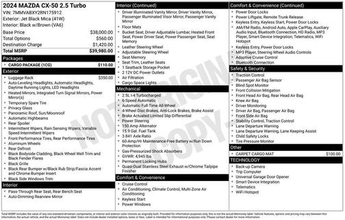 2024 Mazda CX-50 2.5 Turbo