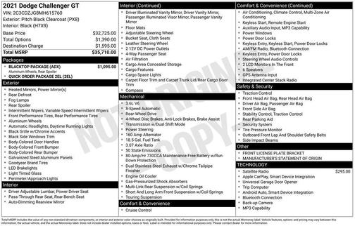 2021 Dodge Challenger GT