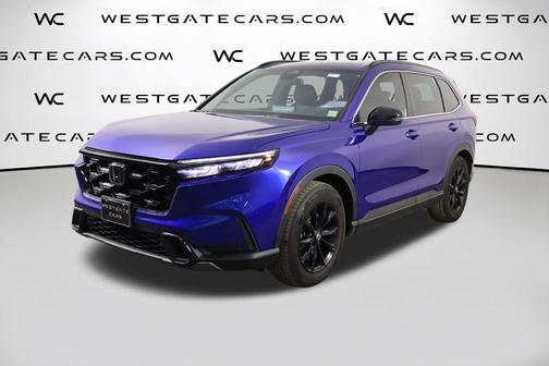 Blue 2024 Honda CR-V Hybrid Sport FWD