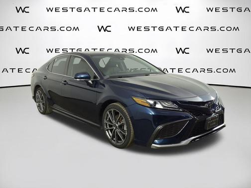 Galactic Aqua Mica 2021 Toyota Camry XSE