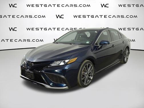 Galactic Aqua Mica 2021 Toyota Camry XSE