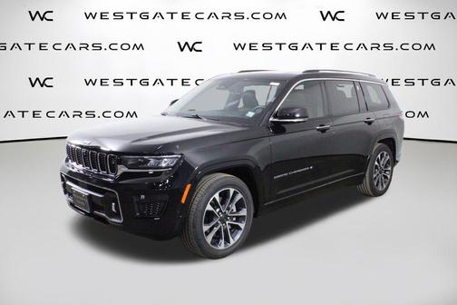 Diamond Black Crystal Pearlcoat 2022 Jeep Grand Cherokee L Overland