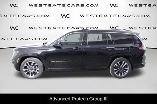 Diamond Black Crystal Pearlcoat 2022 Jeep Grand Cherokee L Overland