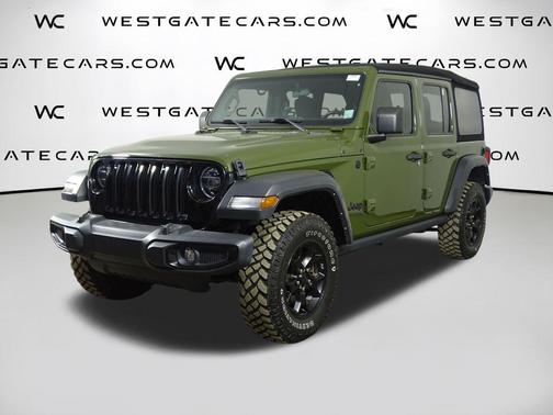 Sarge Green Clearcoat 2021 Jeep Wrangler Willys