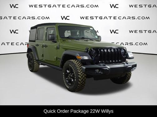 Sarge Green Clearcoat 2021 Jeep Wrangler Willys