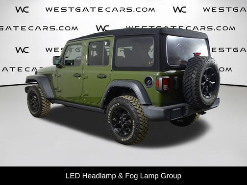 Sarge Green Clearcoat 2021 Jeep Wrangler Willys