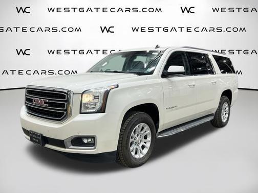 White Diamond Tricoat 2015 GMC Yukon XL 1500 SLT