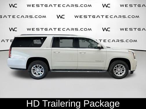 White Diamond Tricoat 2015 GMC Yukon XL 1500 SLT