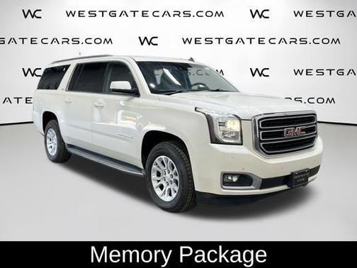 White Diamond Tricoat 2015 GMC Yukon XL 1500 SLT