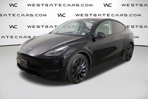 Solid Black 2023 Tesla Model Y Performance Dual Motor All-Wheel Drive