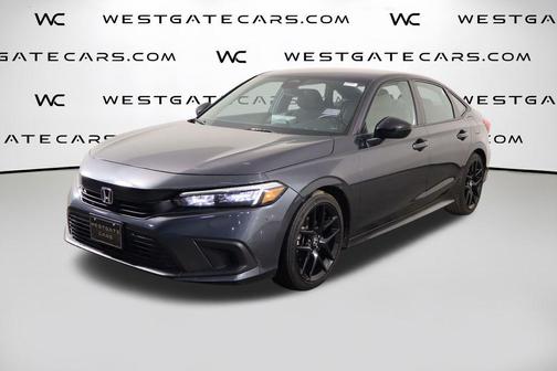 Gray 2022 Honda Civic Sport