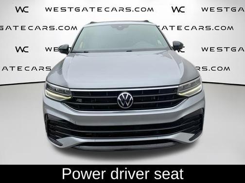 Silver Metallic 2022 Volkswagen Tiguan 2.0T SE R-Line Black